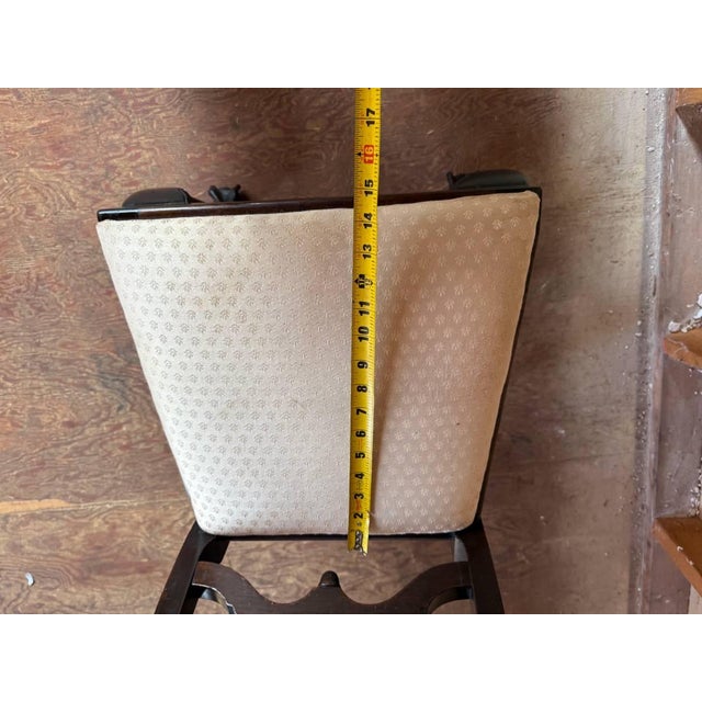 Antique George III Style Ball and Claw Feet Mahogany Side Chair For Sale - Image 12 of 14