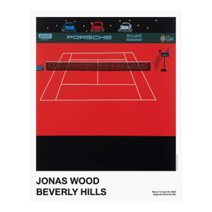 Jonas Wood Porsche Tennis Grand Prix Poster