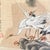 Chinese Early 20th Century Set of 3 Chinese Watercolor Paintings on Silk With Bird Motifs For Sale - Image 3 of 12