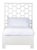 Honeycomb Bed Twin Extra Long - White For Sale - Image 12 of 12