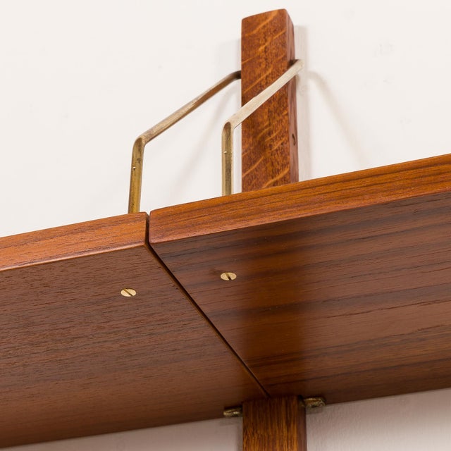 Vintage Danish Wall Unit in Teak from PS System,, 1960s, Set of 13 For Sale - Image 14 of 17
