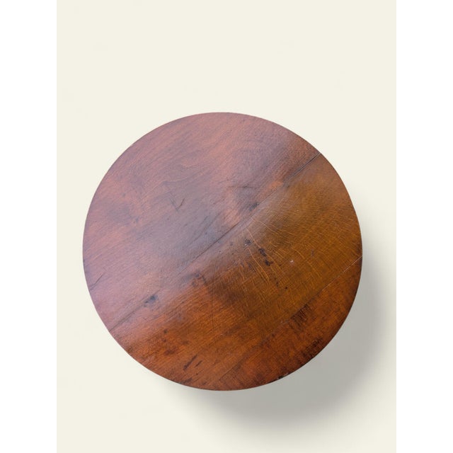 Brown Vintage Wood Flower Stand, 1970s For Sale - Image 8 of 10