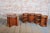 1960s Mid-Century Modern Nesting Table in Oak and Smoked Glass, Czech, 1960s, Set of 5 For Sale - Image 5 of 11