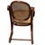 1900 - 1909 Antique Vienna Secession Bent Oak & Cane Scrolling Children Sized Rocking Chair, Thonet For Sale - Image 5 of 7