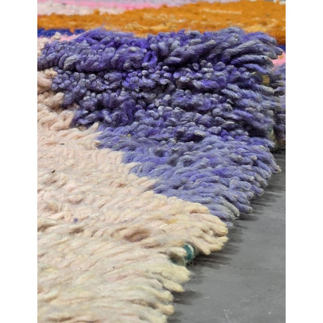 Colorful Moroccan Boujad Rug - 9.8 X 6.5 Ft For Sale - Image 4 of 6
