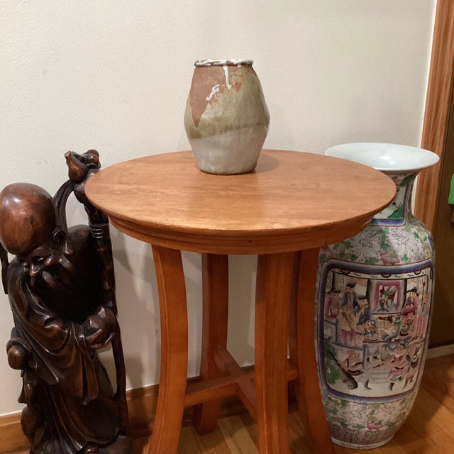 Antique Decorative Art Stoneware Jar/ Vase For Sale - Image 11 of 12