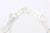 Vintage Sterling Silver Circle and Rectangle Modernist Link Chain Necklace, 1960's For Sale - Image 4 of 8