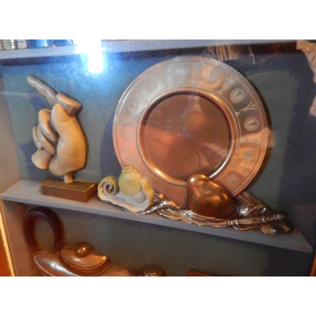 Mid 20th C. Turner MFG Co. 3 Dimensional Faux Shadow Box For Sale - Image 4 of 8