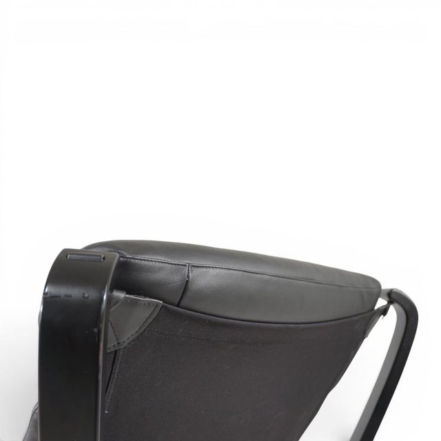 1990s Viking Lounge Chair in Leather by Sigurd Resell for Poltrona Frau, 1970s For Sale - Image 5 of 18