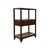 1990s Chinese Brown Stain Wood Rectangular Small Curio Display Stand For Sale - Image 5 of 9