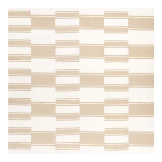 Schumacher Nomad Fabric in Birch For Sale