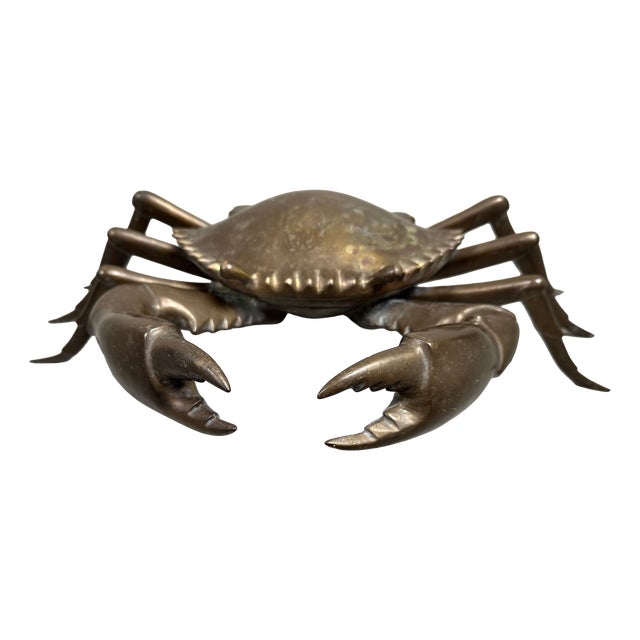 Vintage Krab Model in Solid Brass, 1960s For Sale