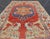 Textile Vintage Turkish Oushak Rug With Bold Red, Indigo Blue, Saffron Gold and Ivory For Sale - Image 7 of 11