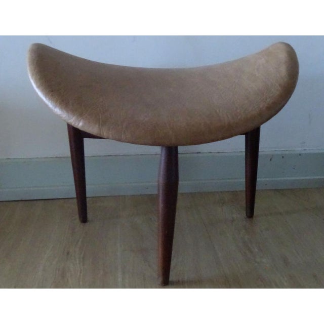 Beige Ottoman by H.W.Klein for Bramin, 1950s For Sale - Image 8 of 14