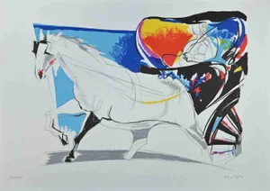 Sandro Trotti, Ricecò, Original Lithograph, 1970s