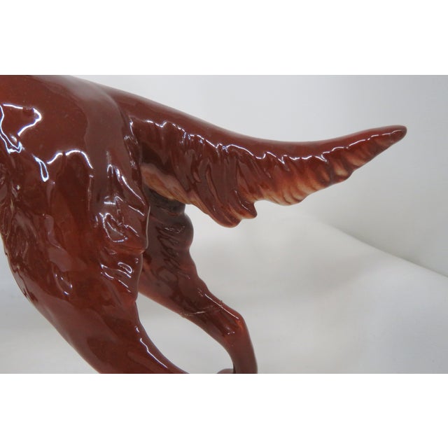 Vintage Goebel Ch622 Irish Setter Hand Painted Porcelain Dog Figurine 4699b For Sale - Image 11 of 18