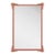 Fleur Home Garden District Napoleon Rectangle Mirror in Red Earth, 30x40 For Sale