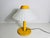 Heavy Yellow Metal and Glass Table Lamp, 1960s, Italy For Sale - Image 9 of 12