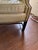 Mid 20th Century VTG Classic Leather Inc Mahogany Chippendale Wingback Chair Tufted Armchair MCM For Sale - Image 5 of 10