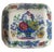 Mid 20th Century Vintage Hand-Painted Floral Ceramic Lidded Jar, Chinoiserie Motif For Sale - Image 5 of 8