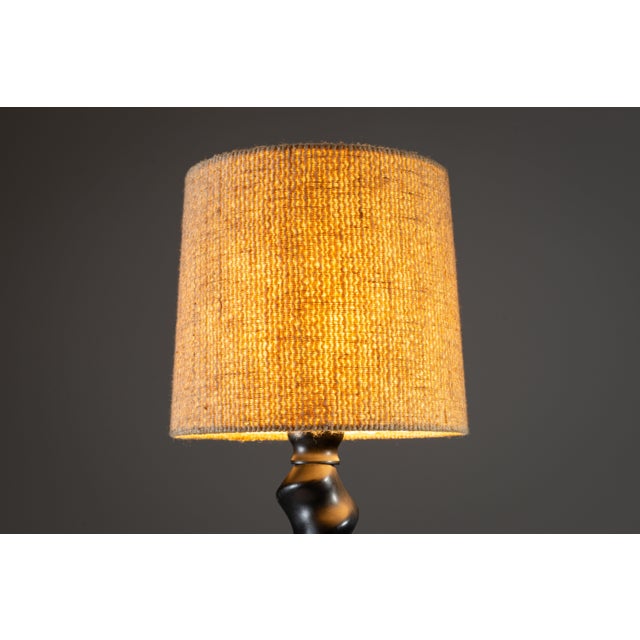 Sculptural Wooden Type 42 Table Lamp from Temde Leuchten, 1970s For Sale - Image 12 of 15