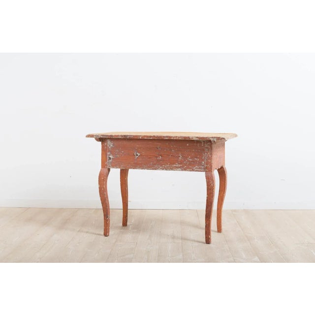 Late 18th Century Swedish Rococo Side Table For Sale - Image 5 of 9