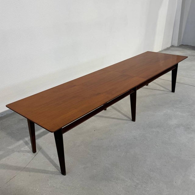Wooden Bench by Vittorio Dassi, 1950s, in Flawless conditions. Designed 1950 to 1959 This piece is attributed to the...