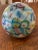 1960s Vintage - Mid Century Murano Millefiori Art Glass Paperweight in Aqua and Jewel Tones For Sale - Image 5 of 9