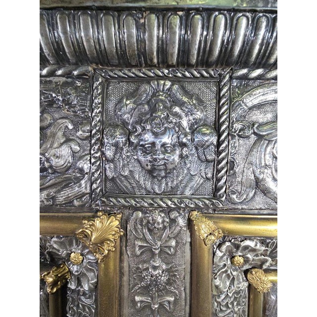 17th-Century Italian Silver and Gilt Silver Altar Panel For Sale - Image 9 of 18