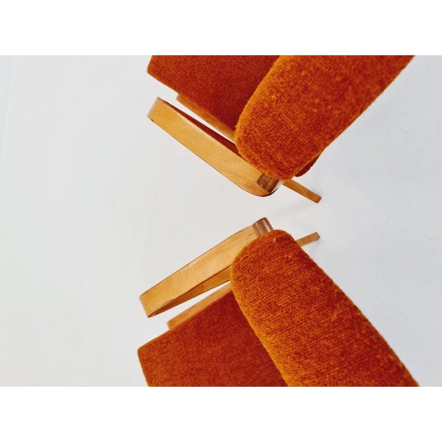 Bauhaus German Lounge Armchair by Selman Selmanagic for VEB Hellerau, 1950s, Set of 2 For Sale - Image 9 of 18