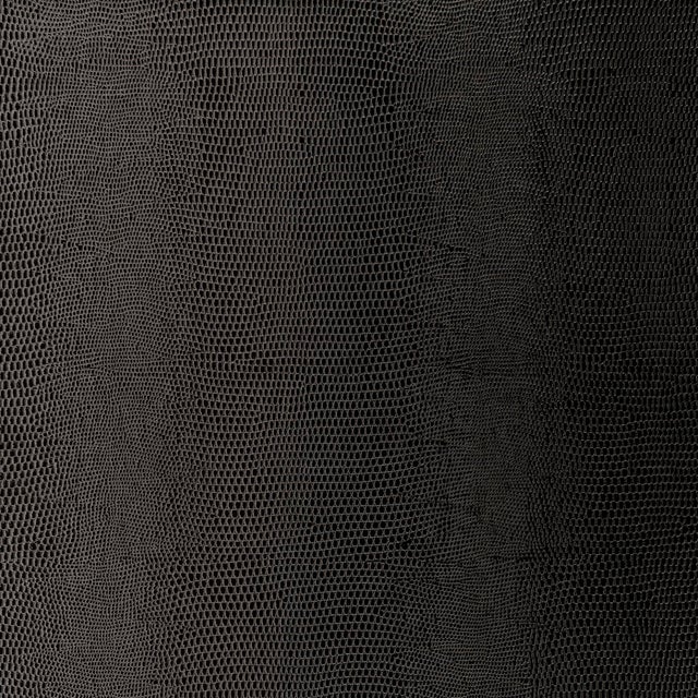 Contemporary Schumacher Lizard Wallpaper in Carbon For Sale - Image 3 of 3