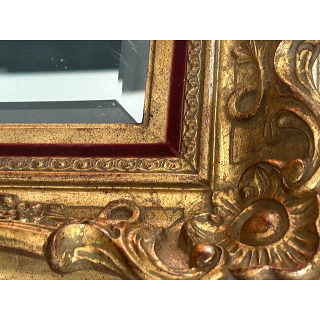 Vintage La Barge Wall Mirror in Ornate Giltwood Frame For Sale - Image 6 of 10