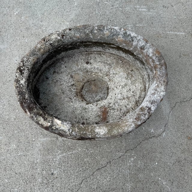 Stone Antique Limestone Trough 51626m 26"l For Sale - Image 7 of 7