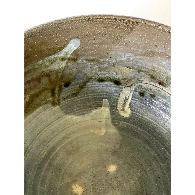 Late 20th Century Large Ceramic Bowl Toshiko Takaezu For Sale - Image 9 of 12