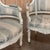 Pair of Louis XVI Painted Bergères ~ Paris For Sale - Image 14 of 15
