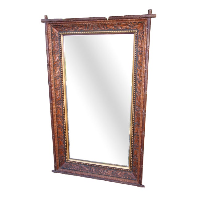 19th Century Black Forest Mirror attributed to the Levera Brothers in Turin For Sale