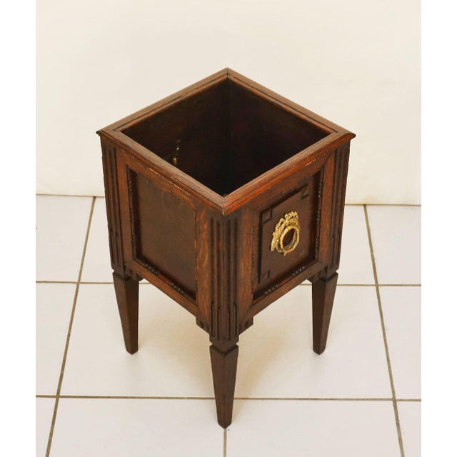 Biedermeier Planter with Stand, 1830s For Sale - Image 6 of 7