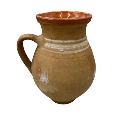 Farmhouse Antique Hungarian Folk Art Pottery For Sale - Image 3 of 5