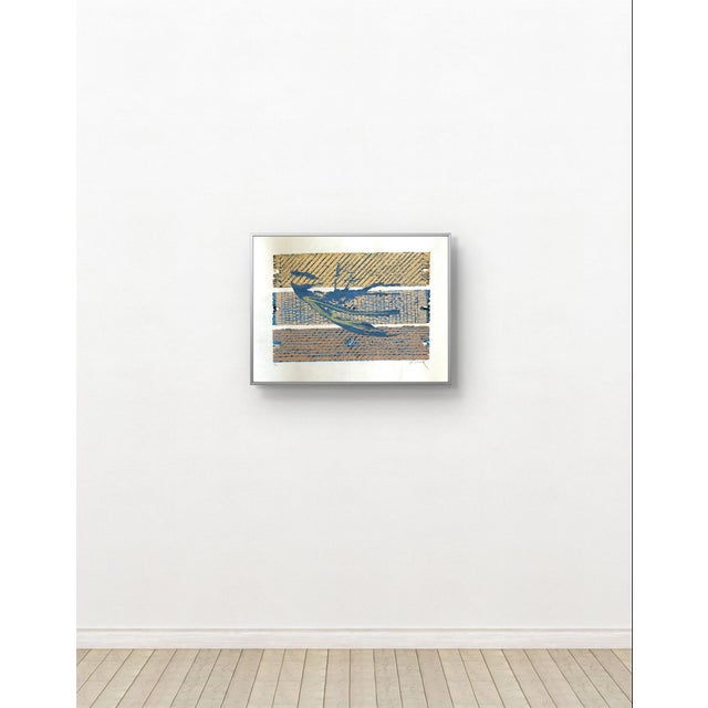 Abstract Woodblock on Paper. Signed/Numbered/Unframed. Barbara Beck artist. Beck’s work is inspired by artist such as...