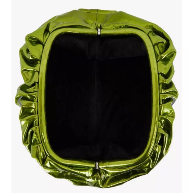 クラッチバッグ BOTTEGA VENETA GRASS GREEN NAPPA LEATHER TEEN POUCH CLUTCH Bottega Veneta Teen Intrecciato Leather Pouch Clutch - Green