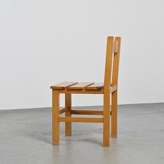 Wood Chairs from Maison Regain, 1970, Set of 6 For Sale - Image 7 of 12