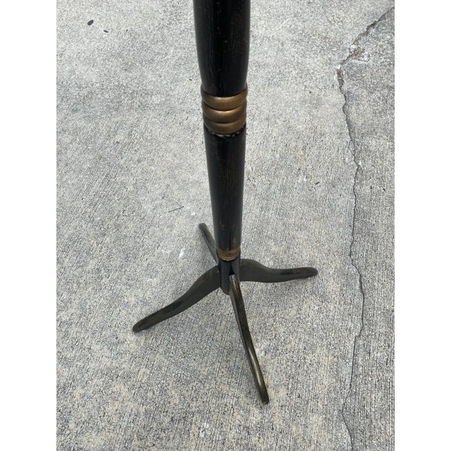 Mid-Century Modern 1970s Ebonized Wooden Coat Rack For Sale - Image 3 of 9