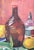 Luise Kornsand, Still Life with Fruits and Bottles, 1942, Oil Painting on Canvas, Framed For Sale - Image 7 of 11