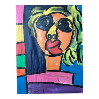 "Andy Warhol" by Artist Peter Keil For Sale