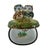 Limoges France Peint Main Porcelain Two Owls Trinket Box | Hand-Painted | Twin Heart Clasp For Sale - Image 9 of 11