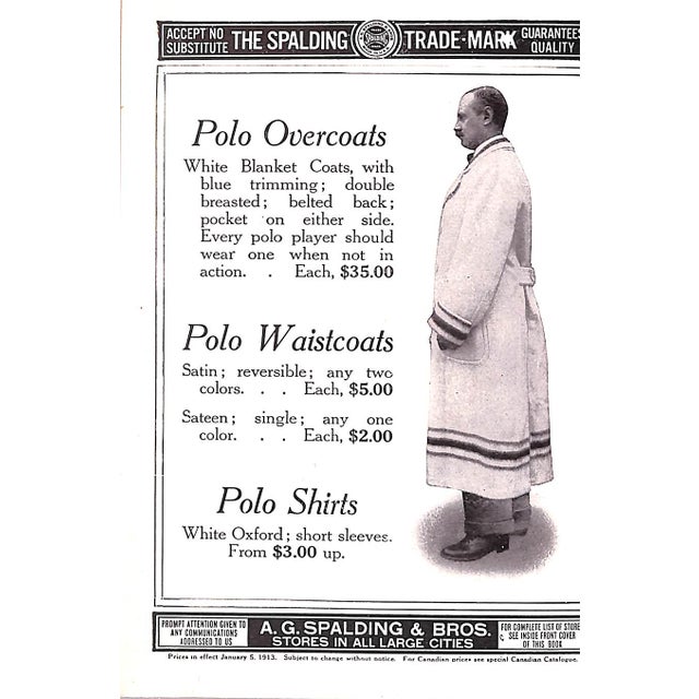 "Spalding's International 1913 Polo Guide" Grant, Basil [Edited By] For Sale - Image 10 of 15