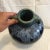 Blue and Green Mid Century Ceramic Drip Glaze Urn/ Vase With Handles For Sale - Image 9 of 12
