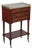 Louis XVI Style Marble Top Nightstand or Side Table For Sale