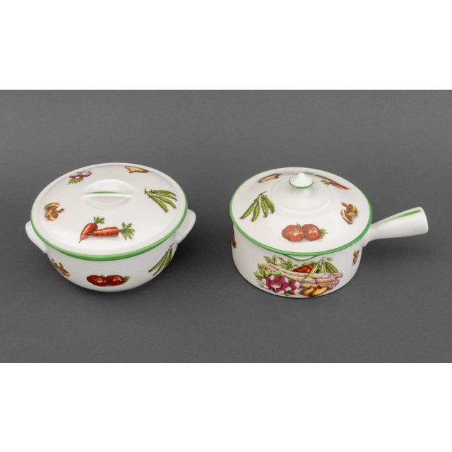 French Collection of Five Pillivuyt France Porcelain Tableware Pieces For Sale - Image 3 of 14