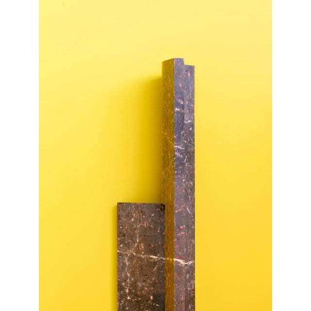 Eólica Large Sculpture in Jurassic Fossil Stone by Nerinea For Sale - Image 4 of 6